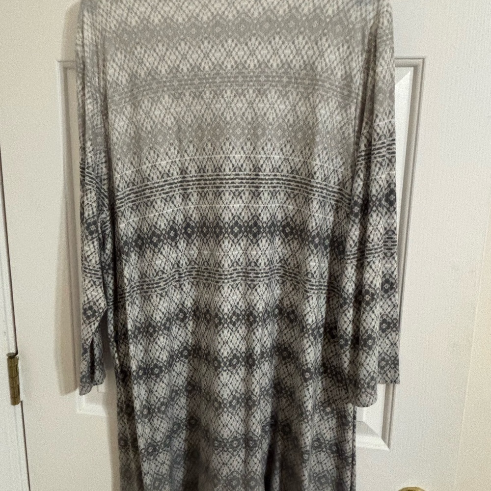 Ruby Rd. Gray Embellished Top - Picture 4 of 4
